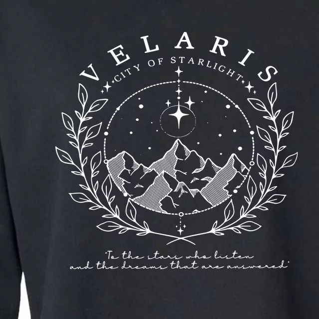 Velaris The Night Court Cropped Pullover Crew