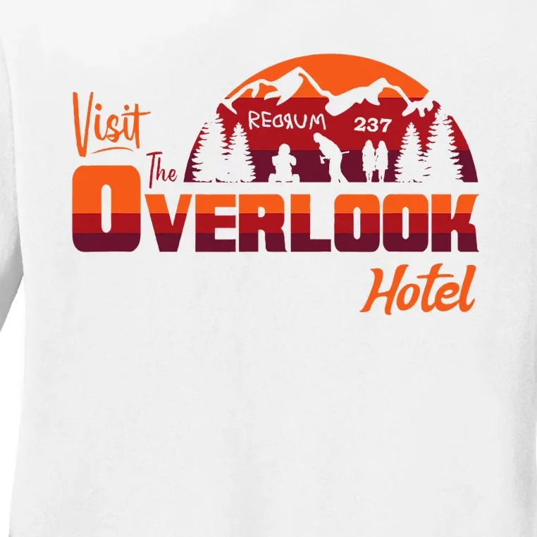 Visit The Overlook Hotel The Vacation You Deserve Ladies Long Sleeve Shirt