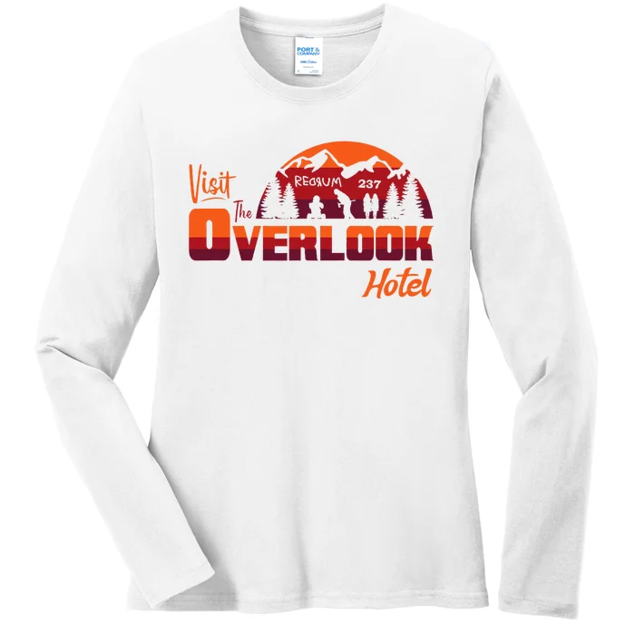 Visit The Overlook Hotel The Vacation You Deserve Ladies Long Sleeve Shirt