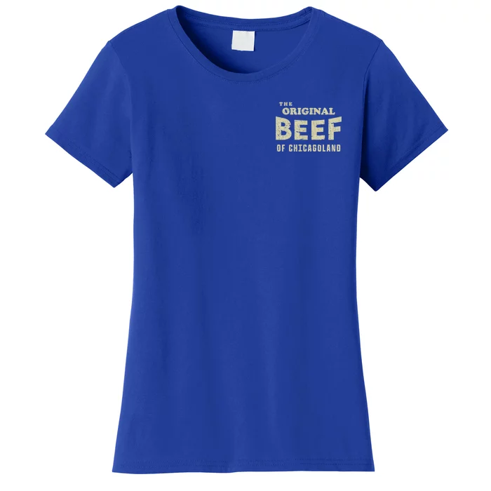 Vintage The Original Beef Of Chicagoland 2017 Tee Women's T-Shirt