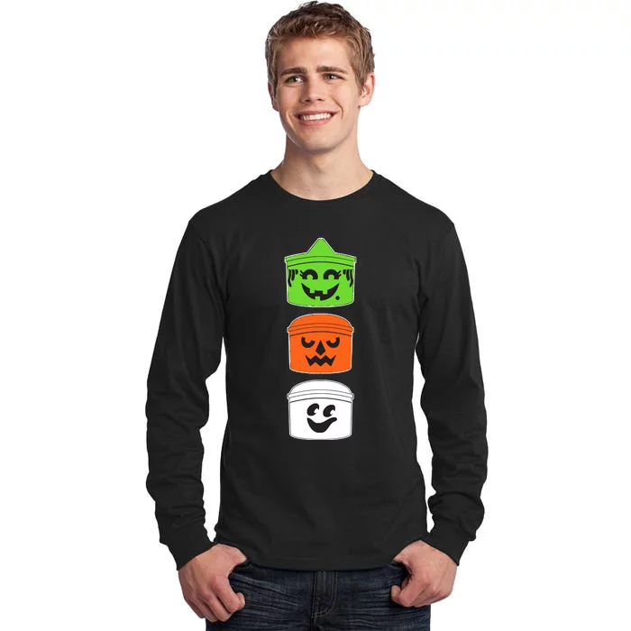 Vintage Trick Or Treat Buckets Tall Long Sleeve T-Shirt