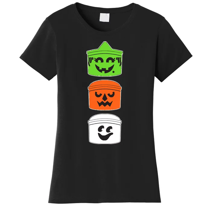 Vintage Trick Or Treat Buckets Women's T-Shirt