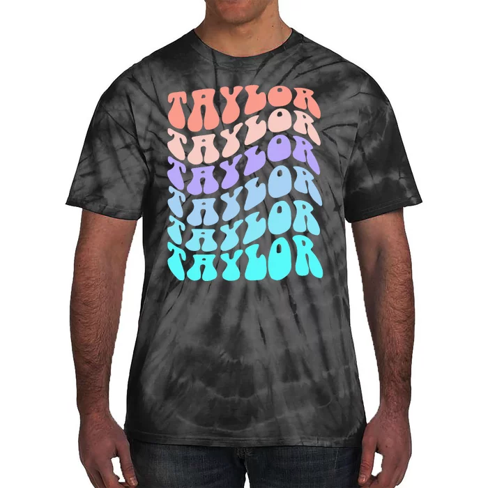 Vintage TAYLOR Personalized Bday Gift Tie-Dye T-Shirt