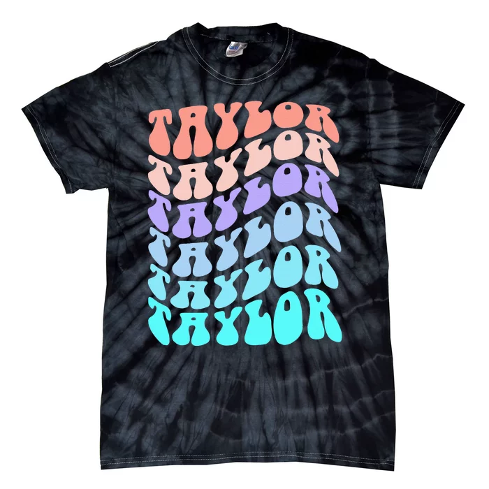 Vintage TAYLOR Personalized Bday Gift Tie-Dye T-Shirt