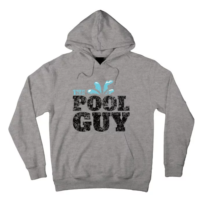 Vintage The Pool Guy Funny Swimming Tall Hoodie