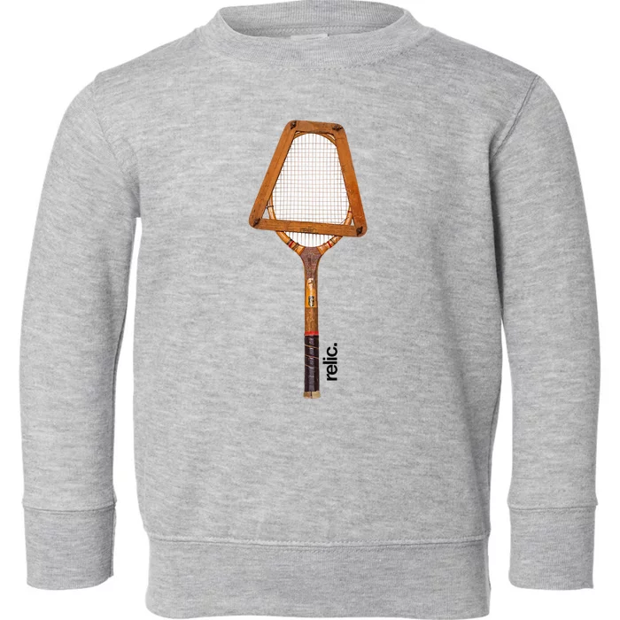 Vintage Tennis Racquet Toddler Sweatshirt