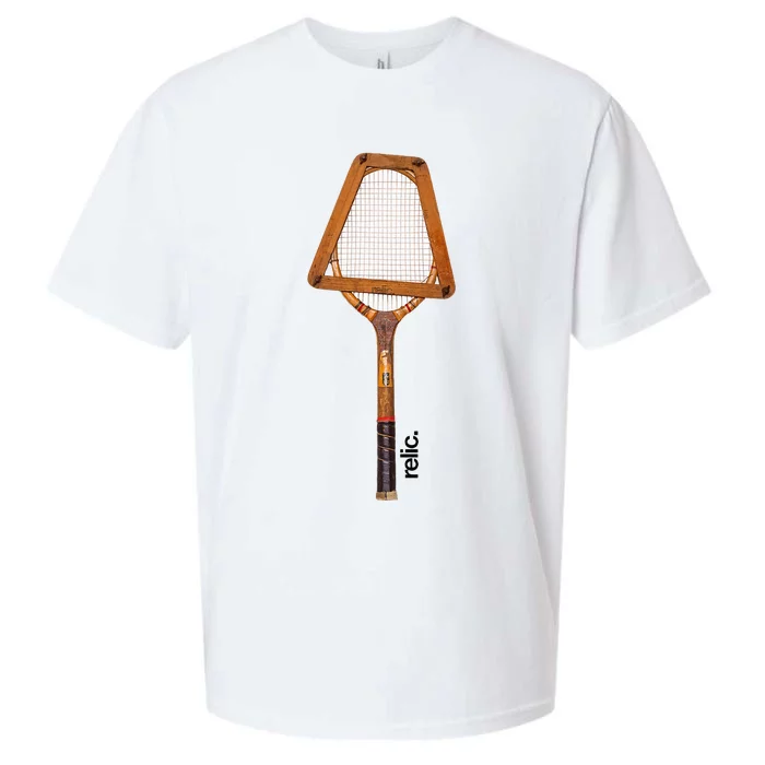 Vintage Tennis Racquet Sueded Cloud Jersey T-Shirt