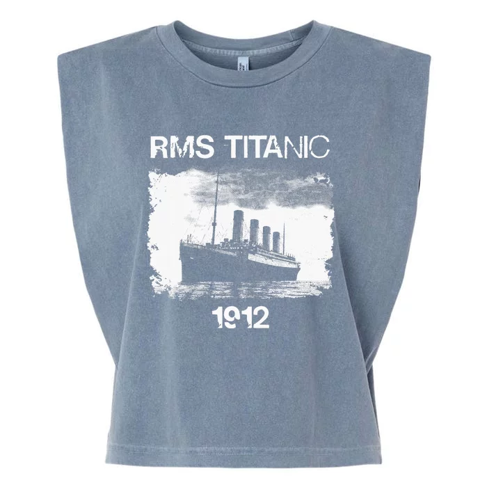 Vintage Titanic Remembrance Day RMS 1912 The Ship of Dreams Garment-Dyed Women's Muscle Tee