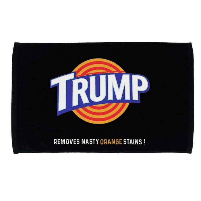 Vote Trump Removes Nasty Orange Stains Funny Microfiber Hand Towel