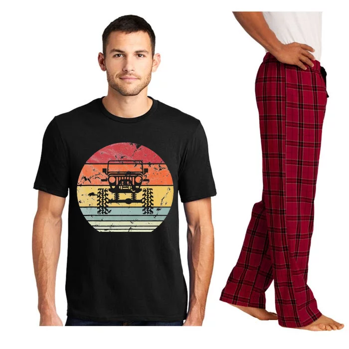 Vintage Truck Retro Sunset 4x4 Car Off Road Pajama Set