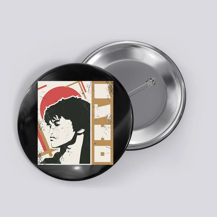 Viktor Tsoi Rock Musician Russia Cinema USSR Button