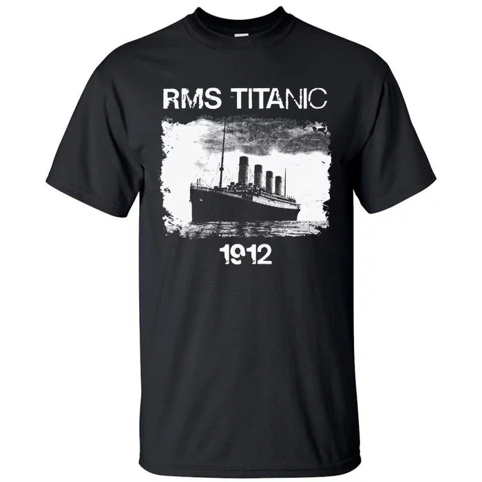 Vintage Titanic Remembrance Day RMS 1912, The Ship of Dreams Tall T-Shirt