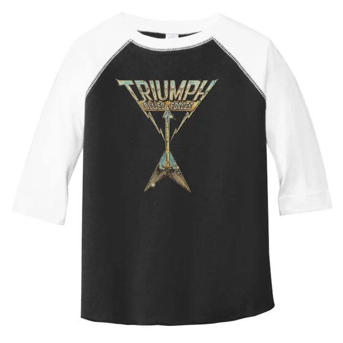 Vintage Triumph Retro Allied Forces Bass Music Instrument Toddler Fine Jersey T-Shirt