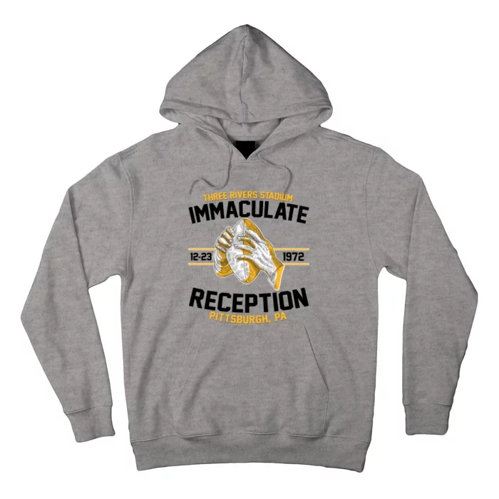 Vintage Three Rivers Stadium Immaculate Reception Football Hoodie