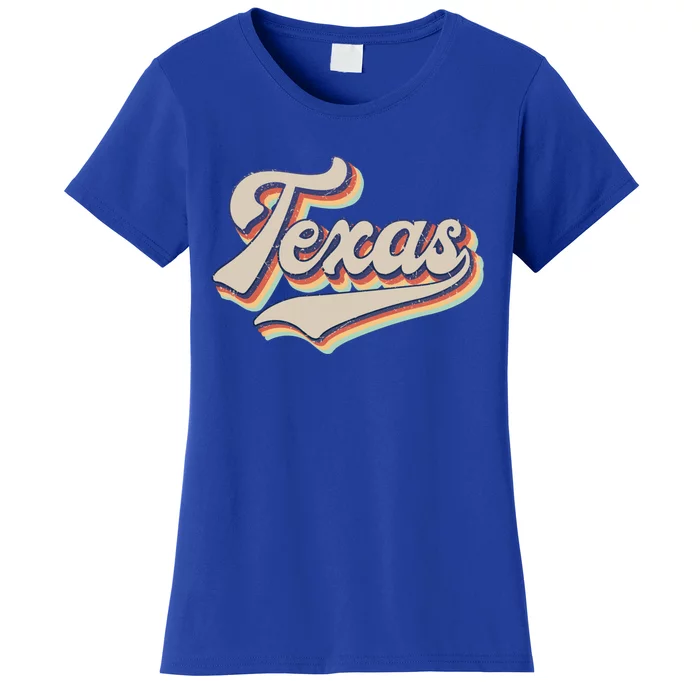 Vintage Texas Retro Sports Funny Gift Funny Gift Women's T-Shirt