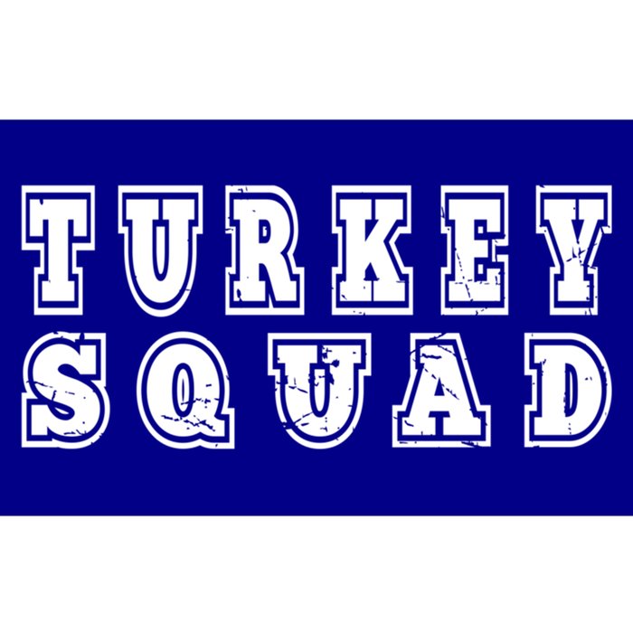 Vintage Turkey Squad Matching Team Group Family Thanksgiving Gift Bumper Sticker