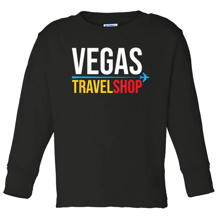 Vegas Travel Shop Las Vegas Nevada Toddler Long Sleeve Shirt