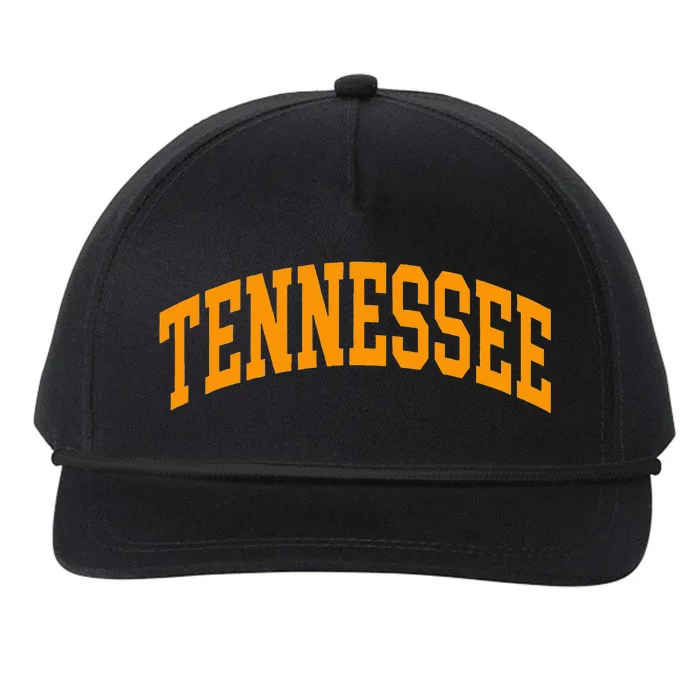 Vintage Tennessee State Pride Souvenir Snapback Five-Panel Rope Hat