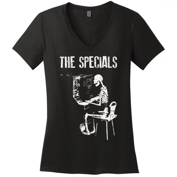 Vintage The Specials Ghost Town Women's V-Neck T-Shirt