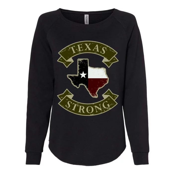 Vintage Texas Strong Logo Womens California Wash Sweatshirt