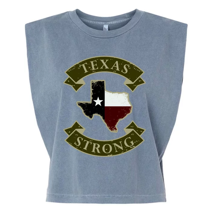 Vintage Texas Strong Logo Garment-Dyed Women's Muscle Tee