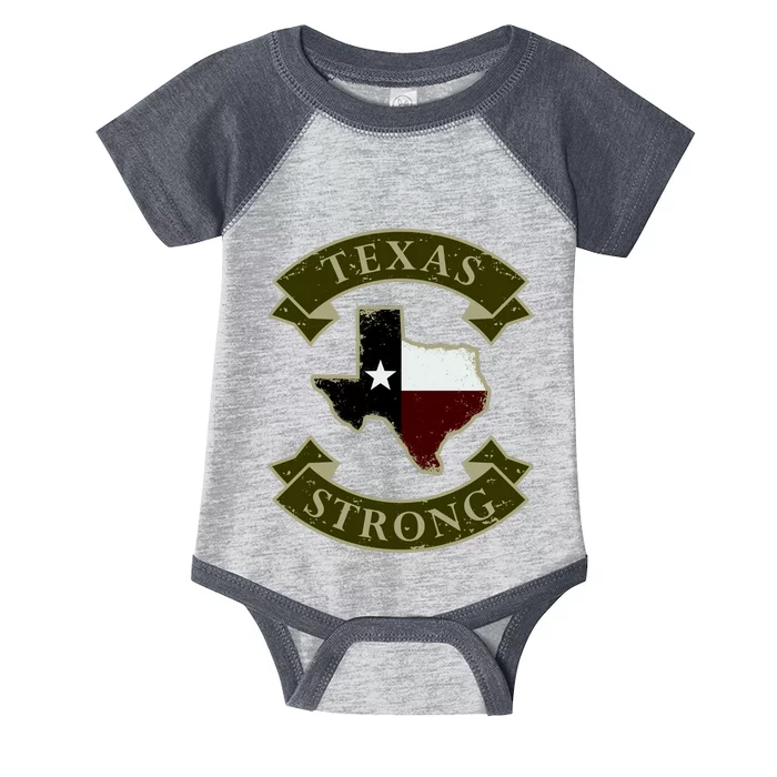 Vintage Texas Strong Logo Infant Baby Jersey Bodysuit