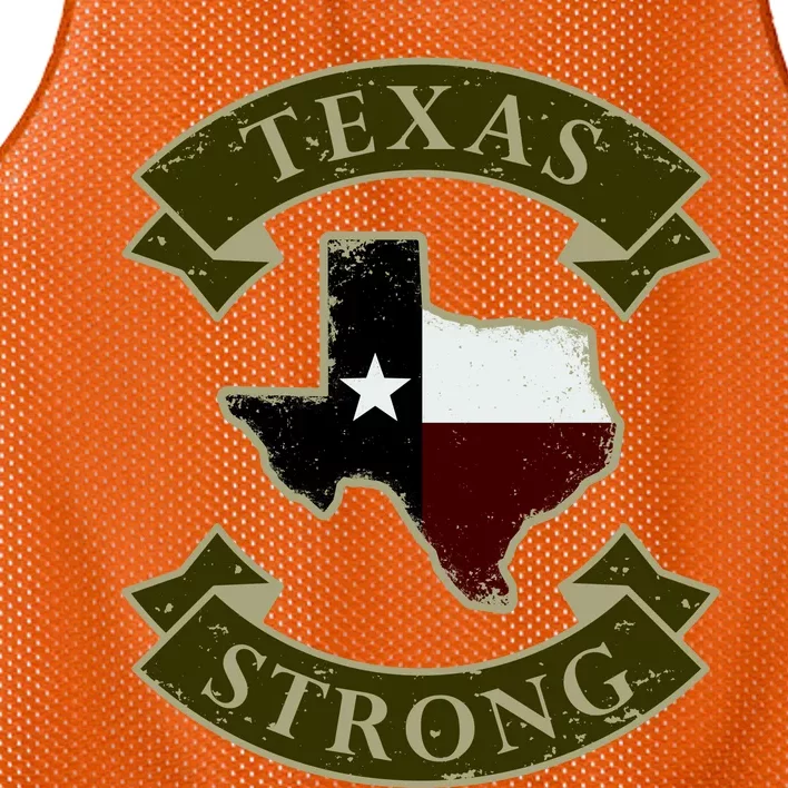 Vintage Texas Strong Logo Mesh Reversible Basketball Jersey Tank