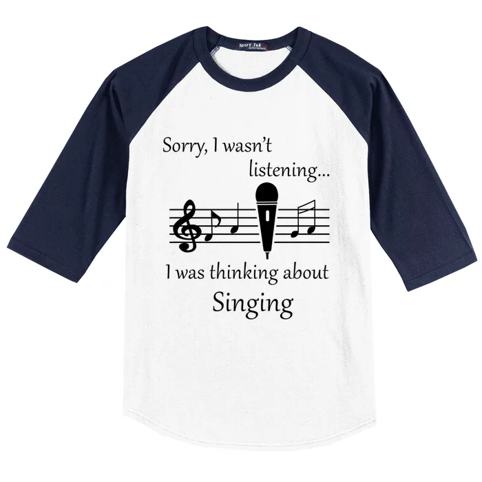 Voice Trainer Singer Music Teacher Musician Gift Baseball Sleeve Shirt