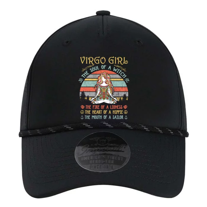 Virgo The Soul Of A Witch Vintage Birthday Gift Performance The Dyno Cap