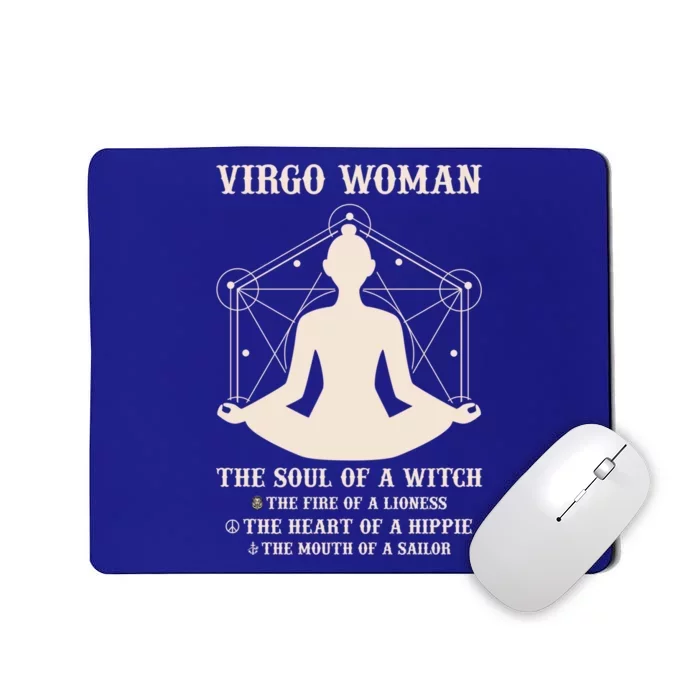 Virgo The Soul Of A Witch Great Gift Mousepad