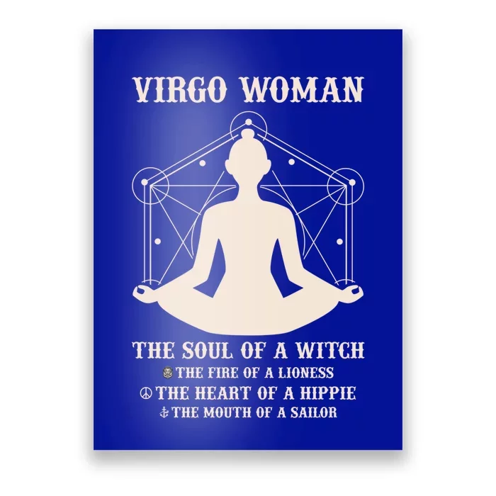 Virgo The Soul Of A Witch Great Gift Poster