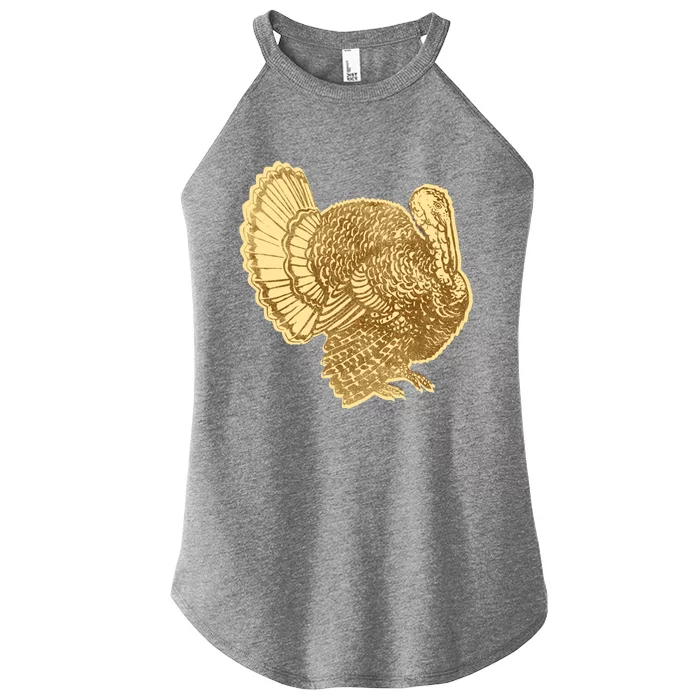 Vintage Thanksgiving Turkey Gift Women’s Perfect Tri Rocker Tank