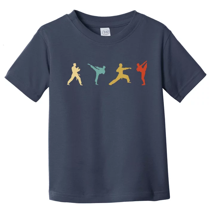 Vintage Taekwondo Tae Kwon Do Fighter Toddler T-Shirt