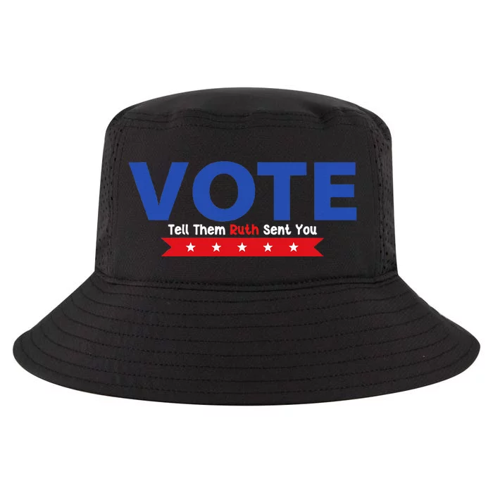 Vote Tell Them Ruth Sent You Rbg Political Feminist Cool Comfort Performance Bucket Hat