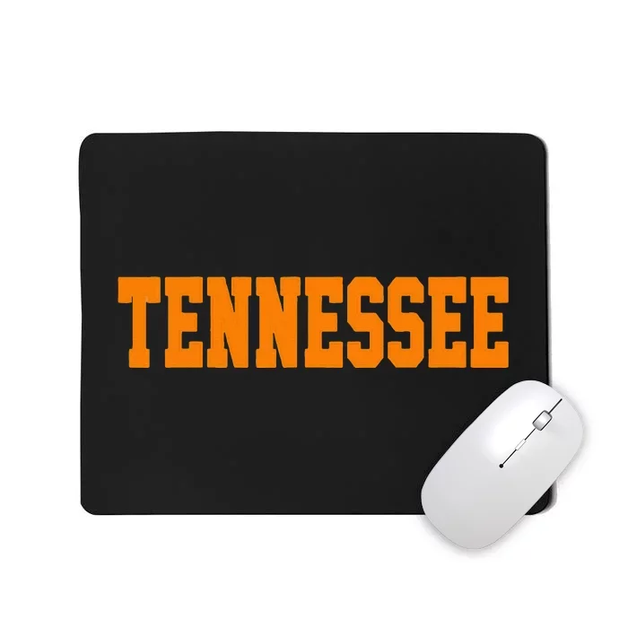 Vintage Tennessee Tennessee Women Retro Orange Mousepad