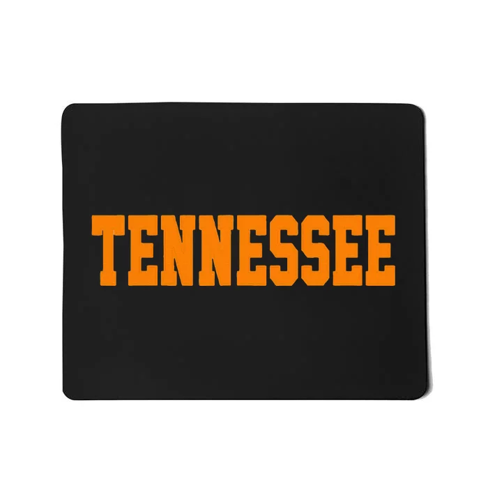 Vintage Tennessee Tennessee Women Retro Orange Mousepad