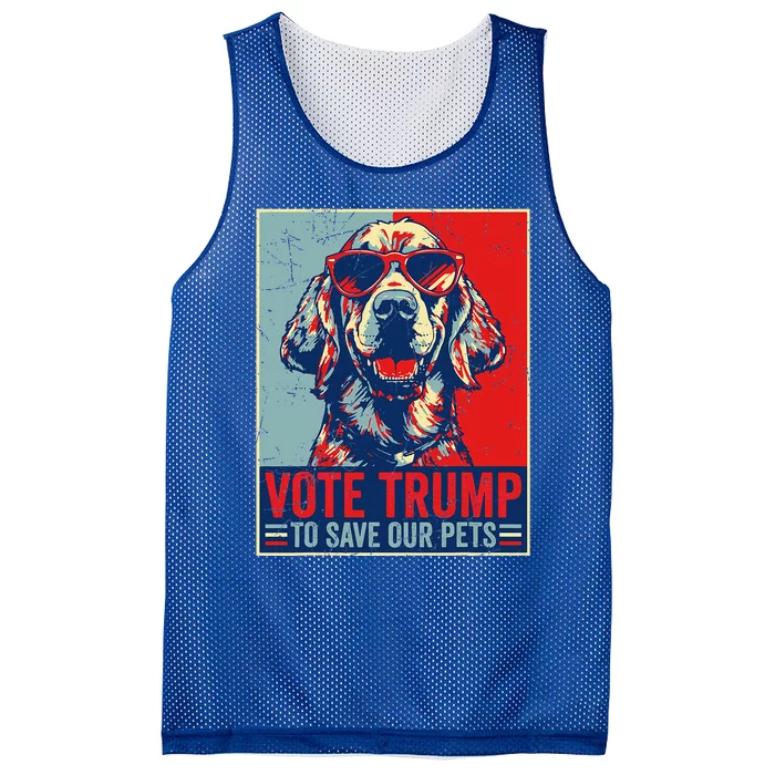 Vote Trump To Save Our Pets Trump Usa President 2024 Mesh Reversible Basketball Jersey Tank