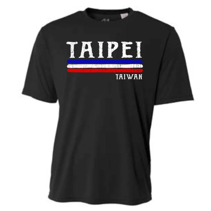 Vintage Taipei Taiwan Gift Cooling Performance Crew T-Shirt