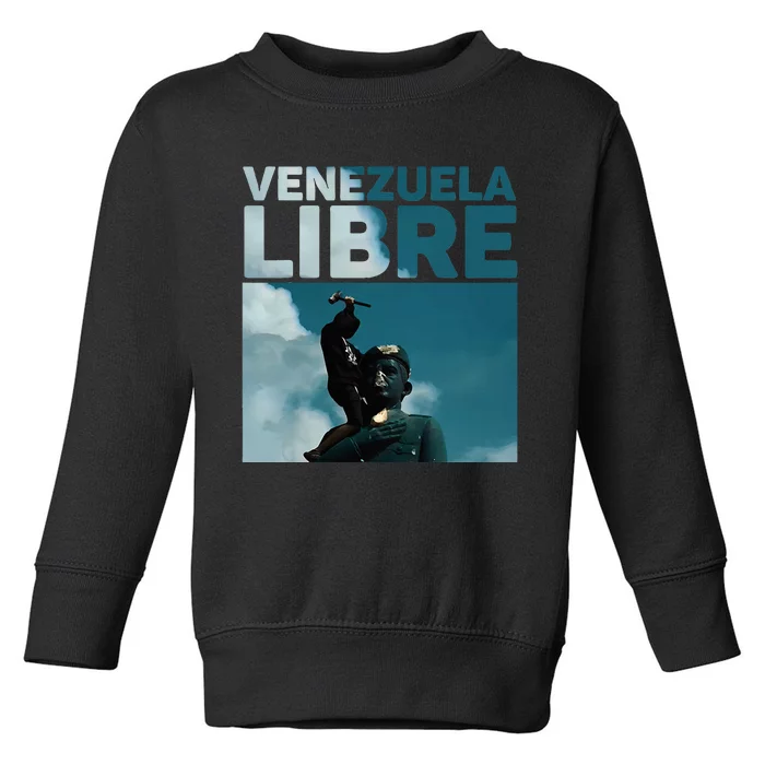 Venezuela To The End Fall Of The Statue Of Chavez Toddler Sweatshirt