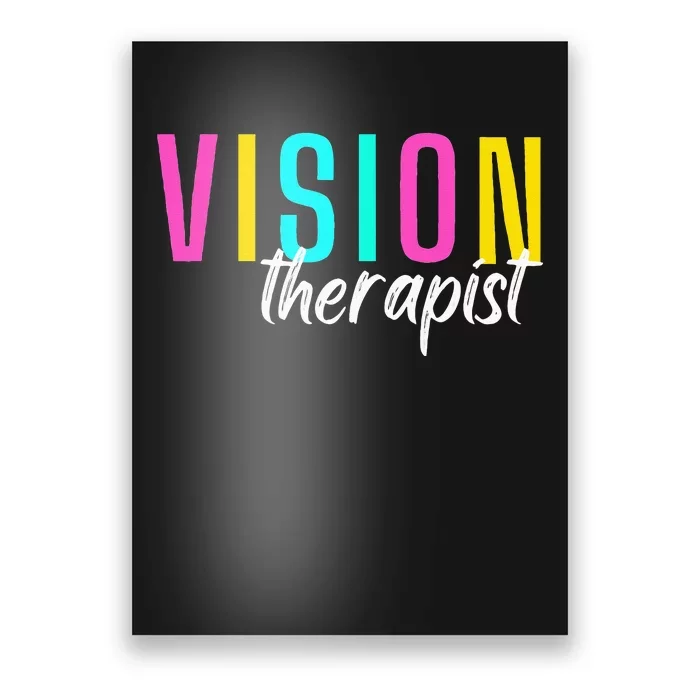 Vision Therapist Therapy Optical Optician Eye Clinic Career Poster