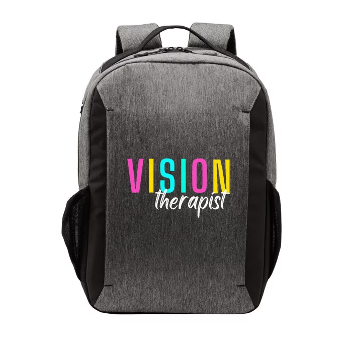 Vision Therapist Therapy Optical Optician Eye Clinic Career Vector Backpack