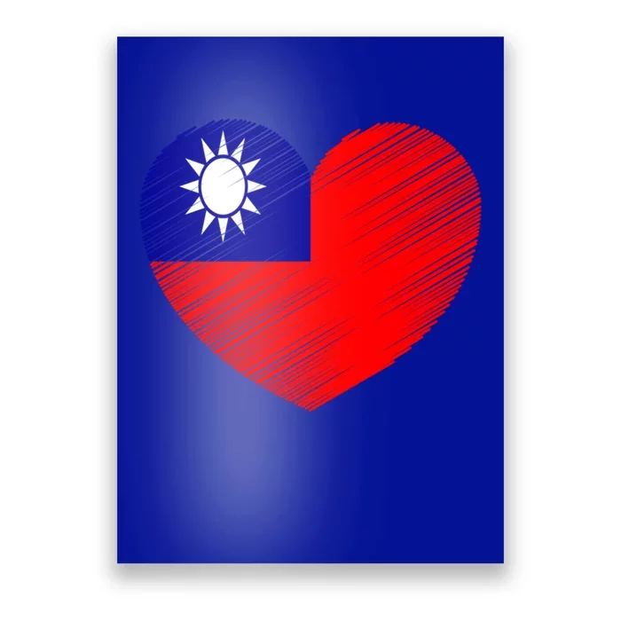 Vintage Taiwan Taiwan Flag Pride Support Taiwan Cool Gift Poster