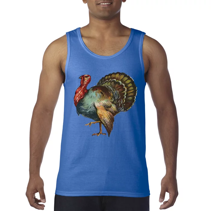 Vintage Thanksgiving Turkey Gift Tank Top