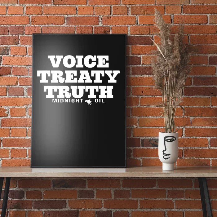 Voice Treaty Truth Midnight Oil Poster