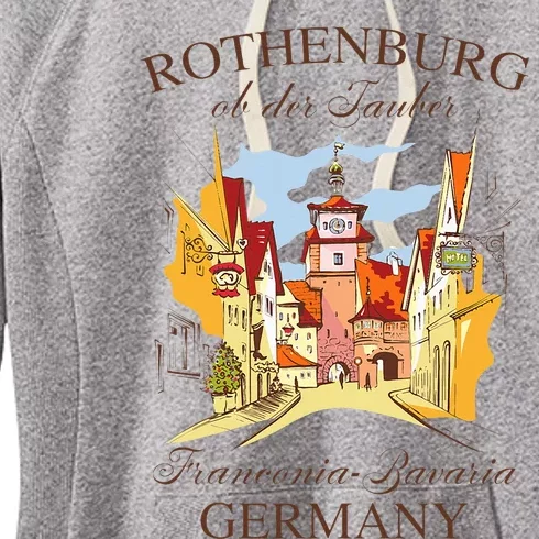 Vacation Traveling Travel Rothenburg Ob Der Tauber Germany Women's Fleece Hoodie