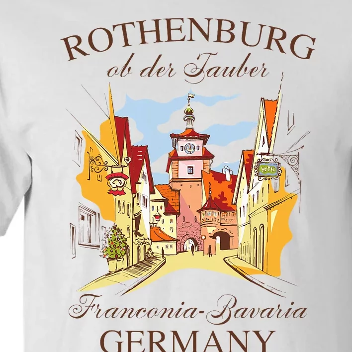 Vacation Traveling Travel Rothenburg Ob Der Tauber Germany Tall T-Shirt