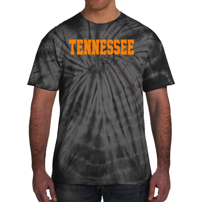 Vintage Tennessee Tennessee Retro Orange Tie-Dye T-Shirt