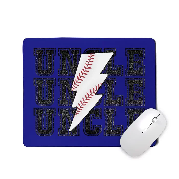 Vintage Tball Uncle Game Day Vibes Tball Game Season Funny Gift Mousepad