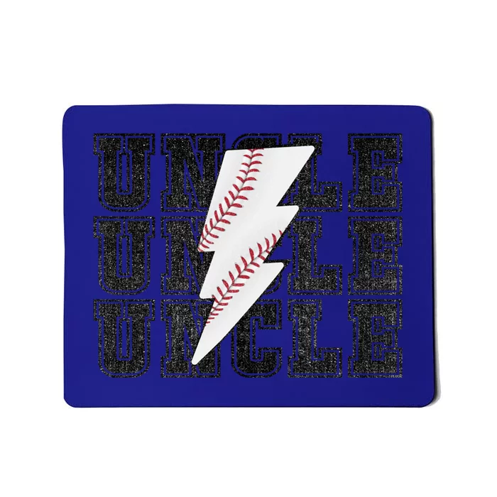 Vintage Tball Uncle Game Day Vibes Tball Game Season Funny Gift Mousepad