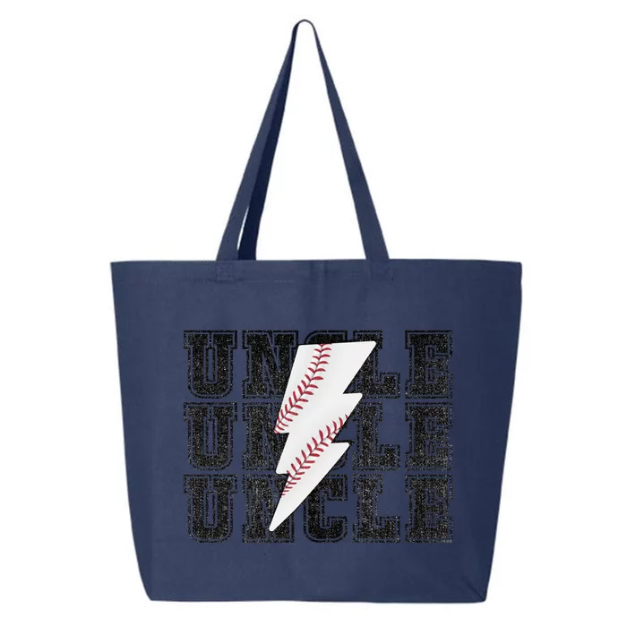 Vintage Tball Uncle Game Day Vibes Tball Game Season Funny Gift 25L Jumbo Tote